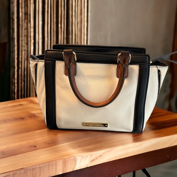 Vince Camuto Handbags - ❤️Vince Camuto Siena Satchel Tri-color Pebble Leather Cross Body Bag